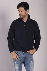 (POLARHALFZIPPILE) - POLAR PILE HALF ZIP